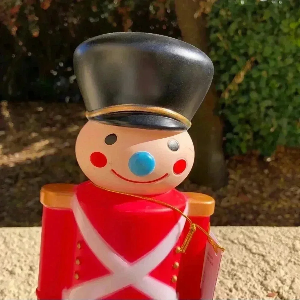 Christmas Blow Mold Toy Solider NWT